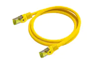 PYTHON Series RJ45 Patchkabel mit Cat. 7 Rohkabel - Rastnasenschutz (RNS) und Nylongeflecht - S/FTP