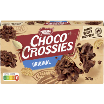 CHOCO CROSSIES® Praline Original 2 x 75 g/Pack.