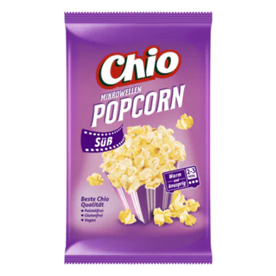 Chio Mikrowellen Popcorn süß 100 g/Pack.