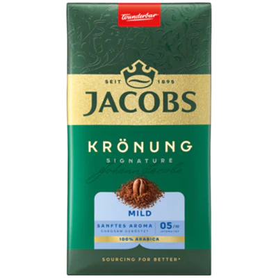 JACOBS Kaffee Krönung Mild gemahlen 500 g/Pack.