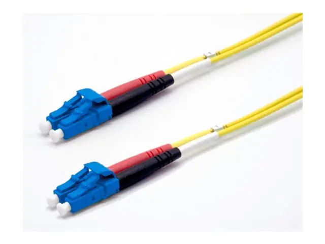 Ekivalan LWL Duplex Patchkabel OS2 9/LC/LC gelb - Kabel - 50 m