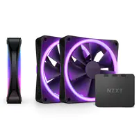 NZXT 120mm F-Series RGB DUO Fan Triple Black RF-D12TF-B1 retail - Gehäuse-Lüfter