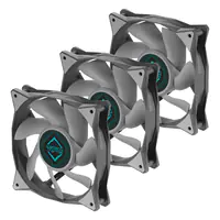 Iceberg Thermal IceGale - Gehäuselüfter - 120 mm - Grau (Packung mit 3)