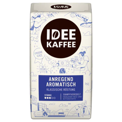 IDEE Kaffee Arabica/Robusta Mischung gemahlen Intensität: 3 500 g/Pack.