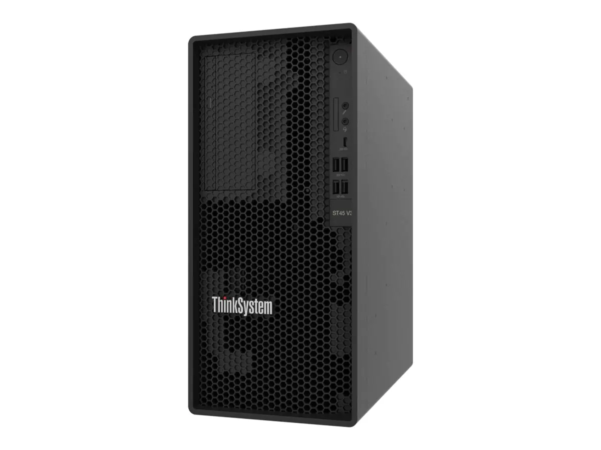Lenovo ThinkSystem ST45 V3 7DH5 - Server - Tower - 1-Weg - 1 x EPYC 4344P / 3.8 GHz - RAM 32 GB -