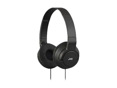 JVC/Taiyo Yuden HA-S180 - Kopfhörer - ohrumschließend - kabelgebunden - 3,5 mm Stecker - Schwarz