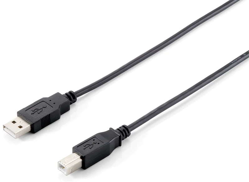 Equip - USB-Kabel - USB (M) zu USB Typ B (M) - USB 2.0 - 5 m - Schwarz
