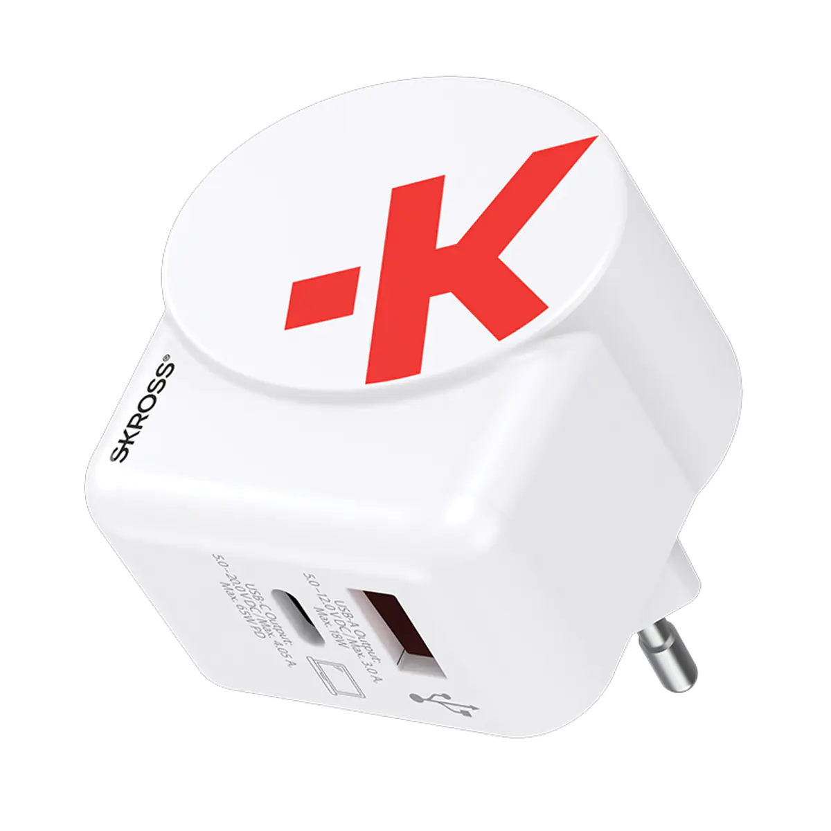 SKROSS Euro USB Charger AC65PD+ USB-C cable USB-Ladegerät 65 W Innenbereich