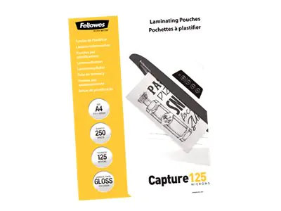 Fellowes Laminating Pouches Capture 125 micron - A4 (210 x 297 mm) 5314903