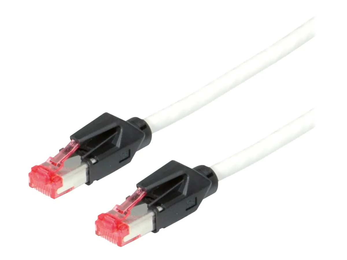 Secomp DRAKA UC400 S27 - Patch-Kabel - RJ-45 (M) zu RJ-45 (M) - 5 m - FTP - CAT 6 - halogenfrei - Grau