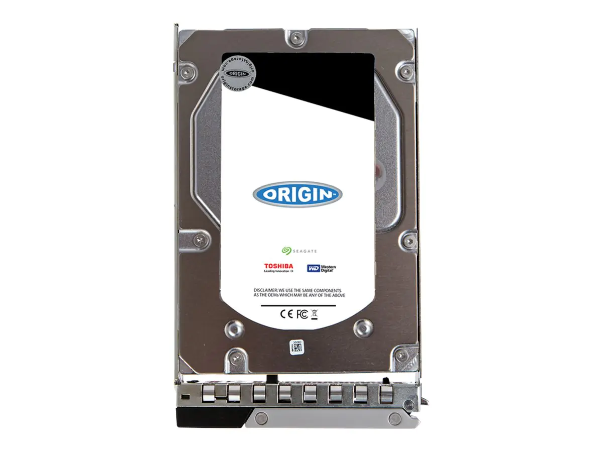Origin Storage - Festplatte - 1.2 TB - Hot-Swap - 2.5" (6.4 cm) (in 8,9 cm Träger) (in 3,5 Zoll Träger) - SAS 12Gb/s - 10000 rpm - für Dell PowerEdge C6420 (3.5"); Precision 7920 Rack (3.5"); Dell EMC Storage NX3240