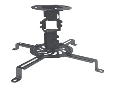 Manhattan Projector Mount, Ceiling, Universal, Tilt, Swivel & Rotate, Height: 15cm, Max 13.5kg, Black, Lifetime Warranty - Klammer - für Projektor - Schwarz - Deckenmontage