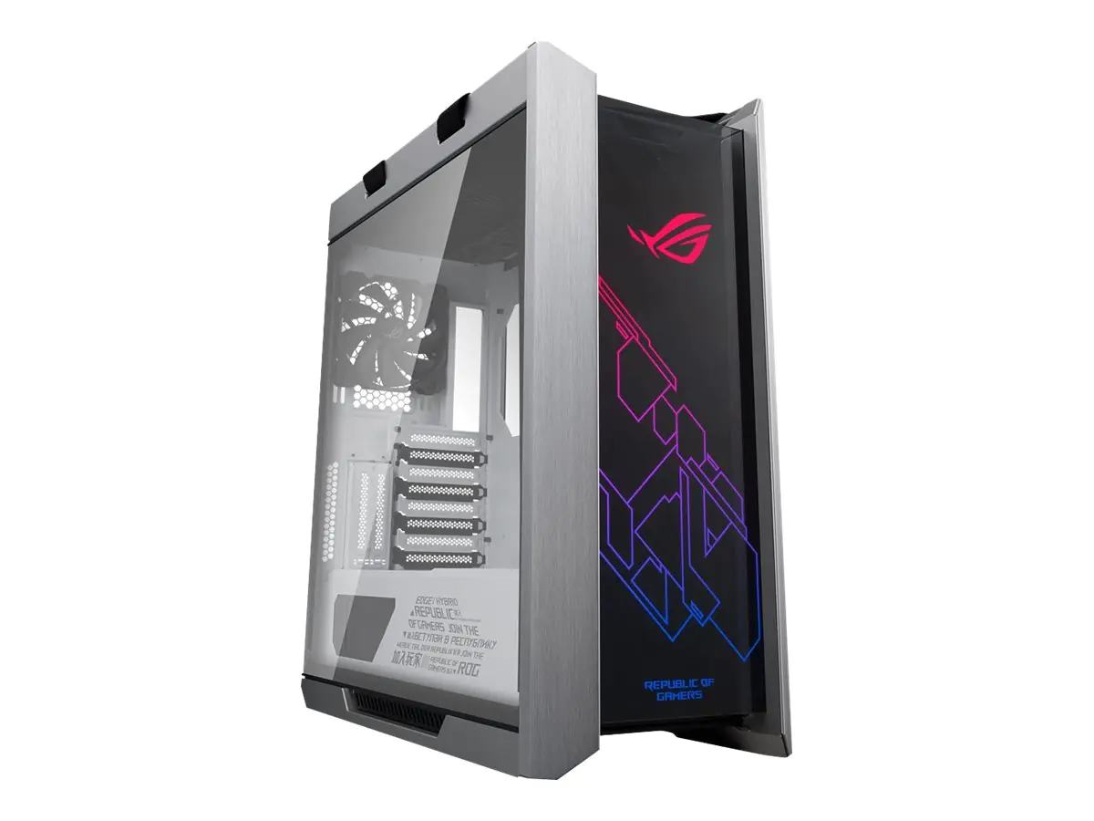 ASUS ROG Strix Helios - White Edition - Tower - E-ATX - Seitenteil mit Fenster (Glas) - keine Spannungsversorgung (ATX) - White Edition - USB/Audio