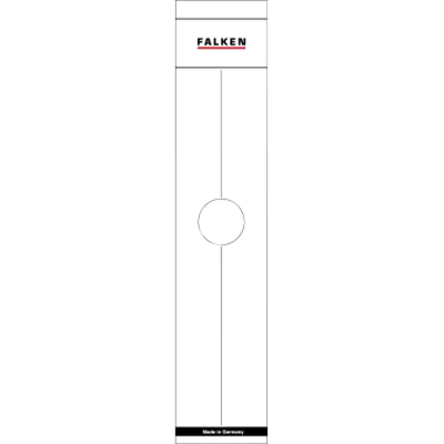 Falken Ordnerrückenschild 11287067 70mm weiß 10 St./Pack.