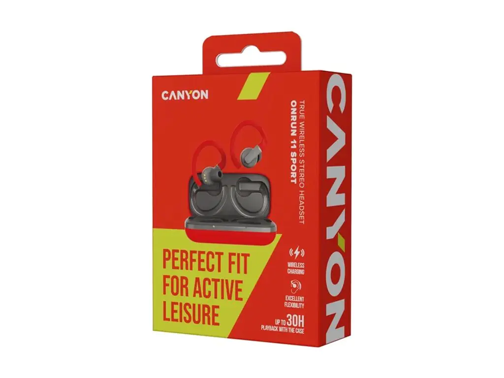 Canyon Bluetooth Headset OnRun 11 Sport In-Ear/BT5.4 red retail - Headset