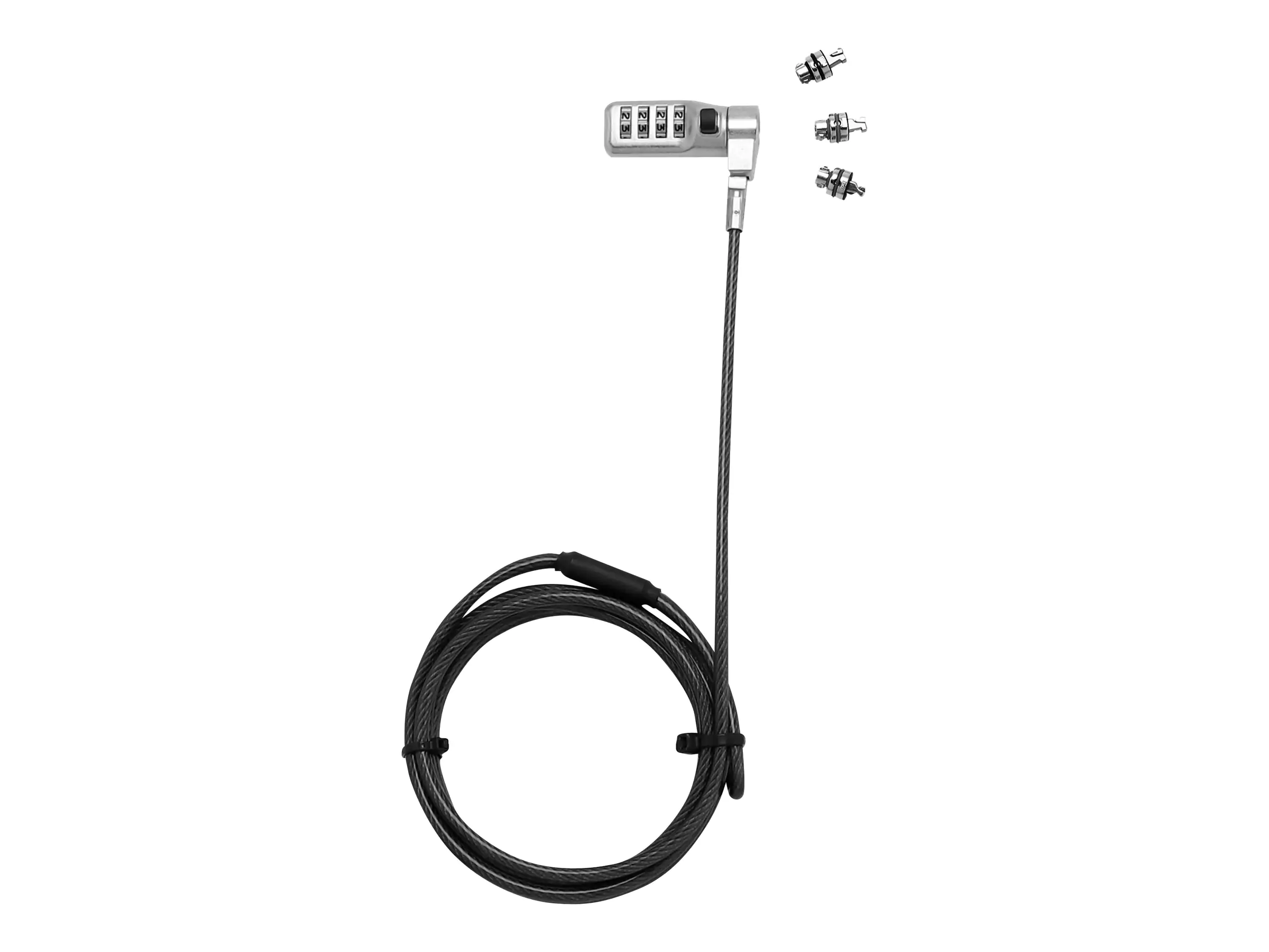 DICOTA - Sicherheitskabelschloss - Schwarz - 2 m