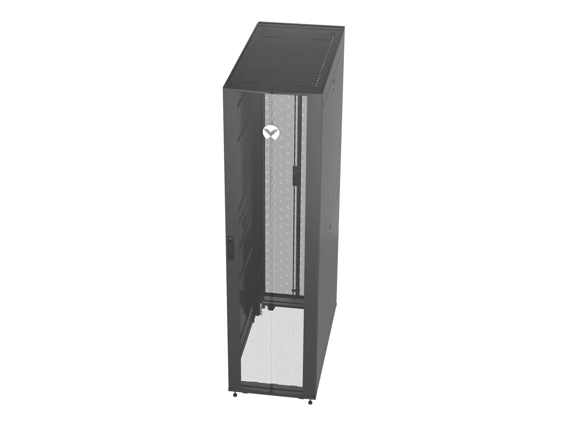 Vertiv VR - Schrank Netzwerkschrank - Schwarz, RAL 7021 - 48U - 48.3 cm (19") VR3307