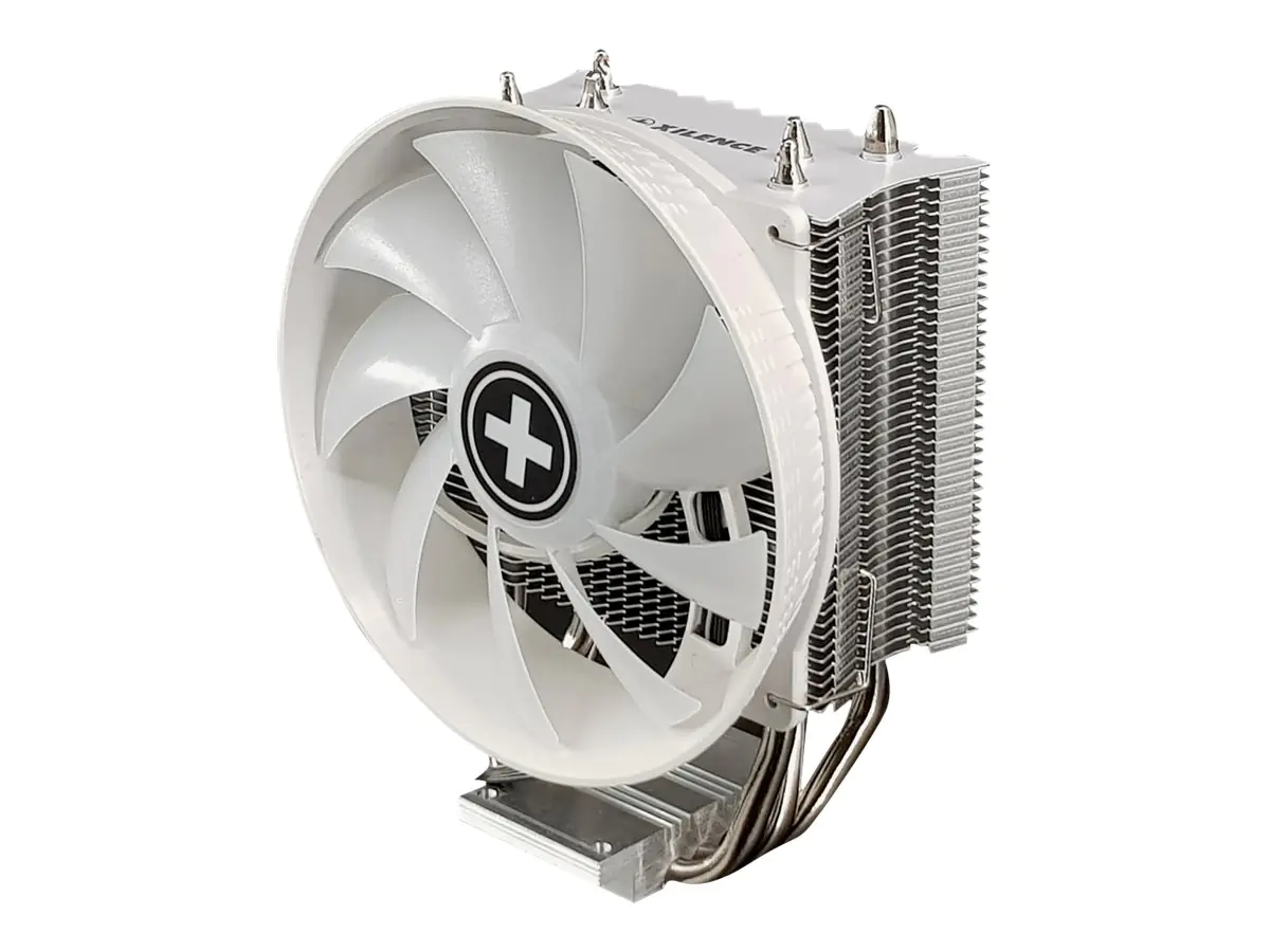 Xilence Performance C Series M403PRO.W.ARGB - Prozessor-Luftkühler - (für: LGA1156, AM2, AM2+, AM3, LGA1155, AM3+, LGA2011, FM1, FM2, LGA1150, FM2+, LGA1151, AM4, LGA1200) - Kupfer mit Aluminiumbasis - 120 mm - classy white