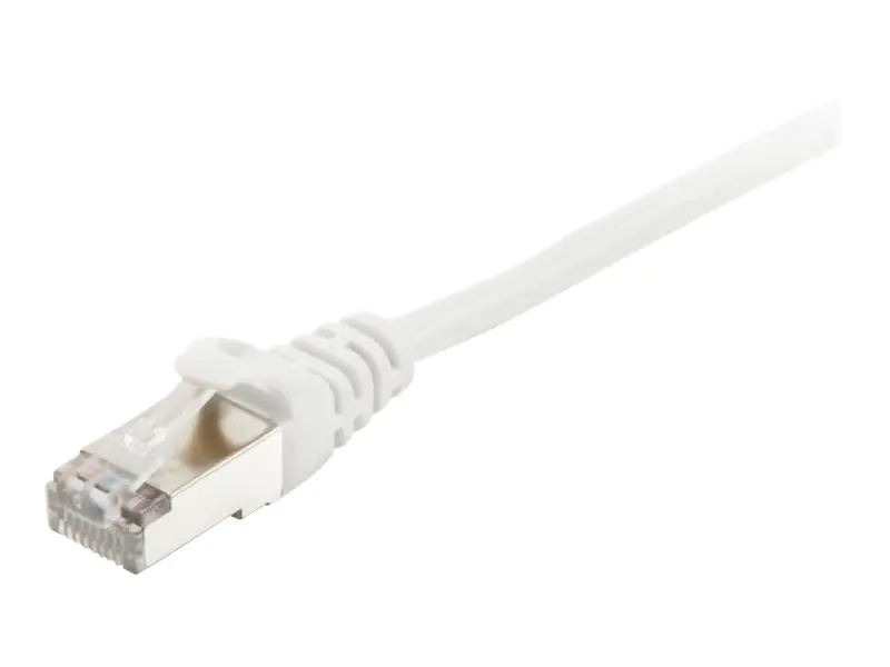 equip - Patch-Kabel - RJ-45 (M) zu RJ-45 (M) - 10 m - SFTP, PiMF - CAT 6 - halogenfrei, geformt, ohne Haken, verseilt - weiß (Packung mit 9)