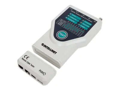 Intellinet 5-in-1 Cable Tester, Tests 5 Commonly Used Network RJ45 and Computer Cables - Netzwerktester