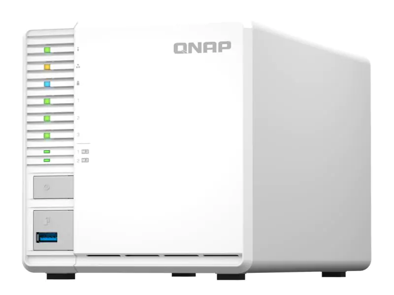 QNAP TS-364 - NAS-Server - 3 Schächte - SATA 6Gb/s - RAID 5 - RAM 8 GB - 2.5 Gigabit Ethernet - iSCSI Support