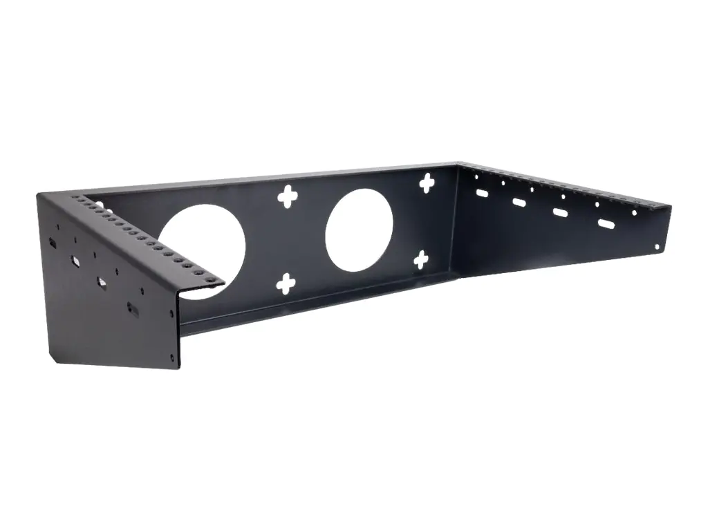 Inter-Tech Halterungsset (vertikal) - geeignet für Wandmontage - RAL 9005 - 6U - 48.3 cm (19") 88887326