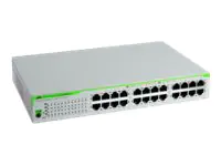 Allied Telesis AT GS910/24 - Switch - unmanaged - 24 x 10/100/1000 - an Rack montierbar