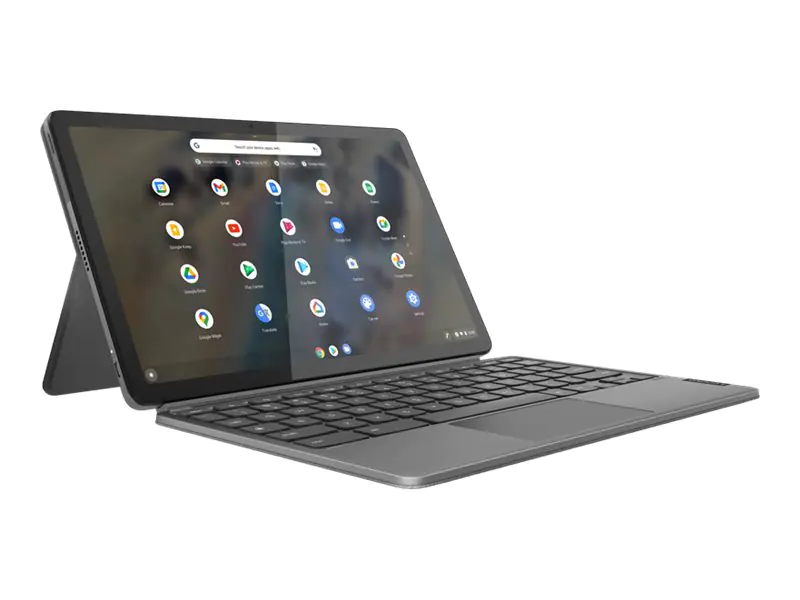 Lenovo IdeaPad Duet 3 Chromebook 11Q727 82T6 - Mit abnehmbarer Tastatur - Snapdragon 7c Gen 2 Kryo 468 / 2.55 GHz - Chrome OS - Qualcomm Adreno - 4 GB RAM - 128 GB eMMC - 27.8 cm (10.95") IPS Touchscreen 2000 x 1200 (2K) - Wi-Fi 5 - Dual Tone Storm Gray -