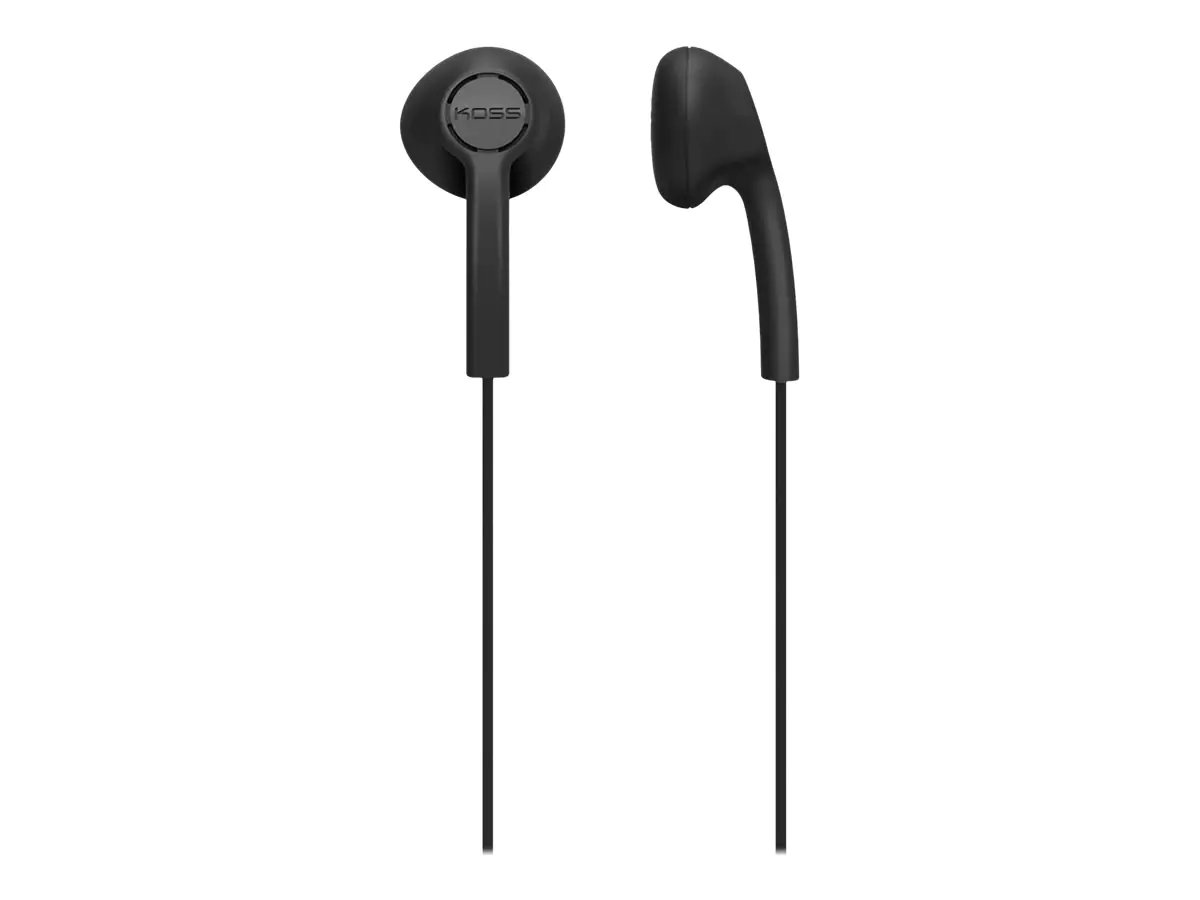 Koss KE5 - Ohrhörer - Ohrstöpsel - kabelgebunden - 3,5 mm Stecker - Schwarz