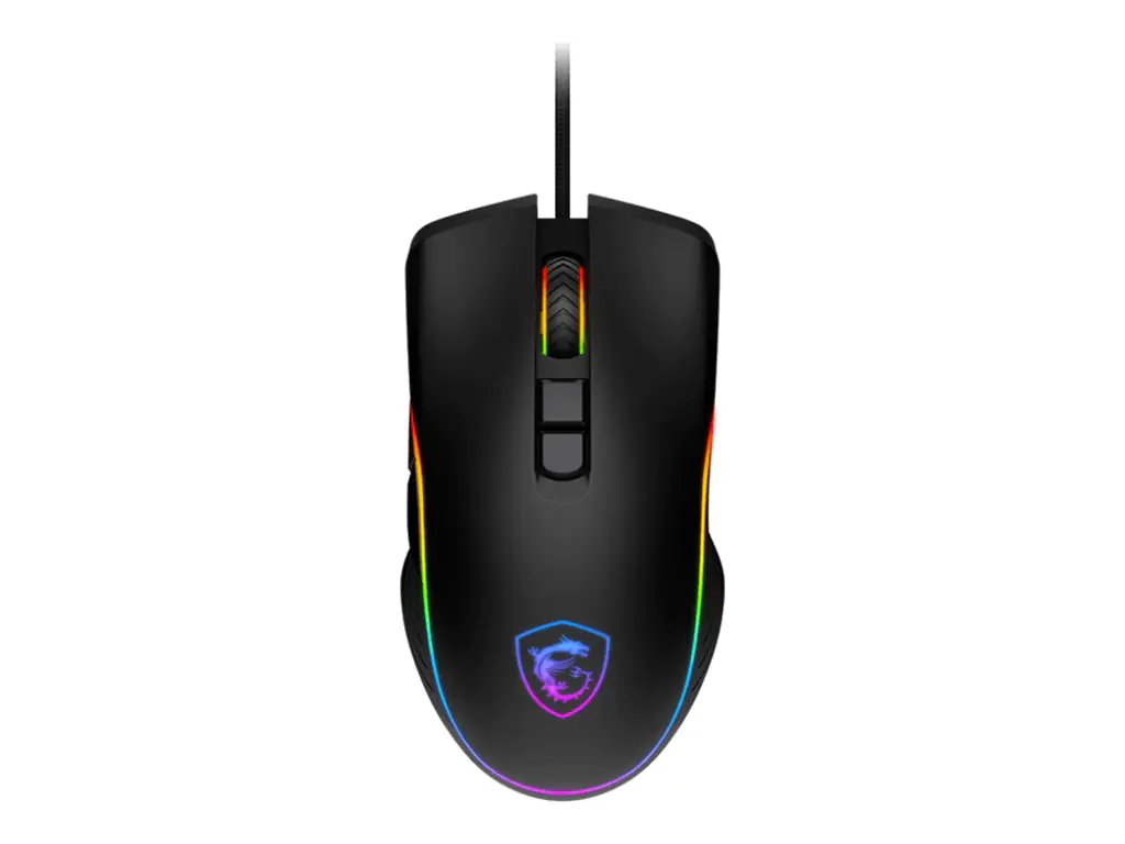 MSI FORGE GM300 - Maus - optisch - 7 Tasten - kabelgebunden - USB 2.0