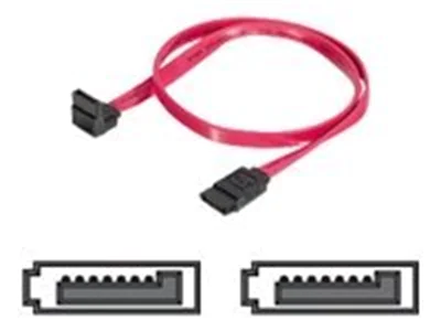 Equip - SATA-Kabel - Serial ATA 150/300 - SATA (W) zu SATA (W) gewinkelt - 50 cm - eingerastet - Rot