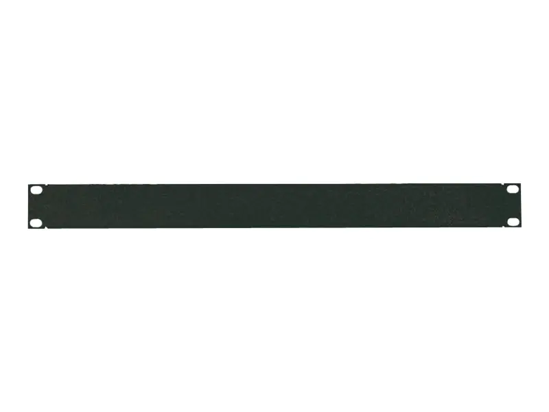 LogiLink Rack - Leerkonsole - RAL 9005, Schwarz - 1U - 48.3 cm (19") PN101B