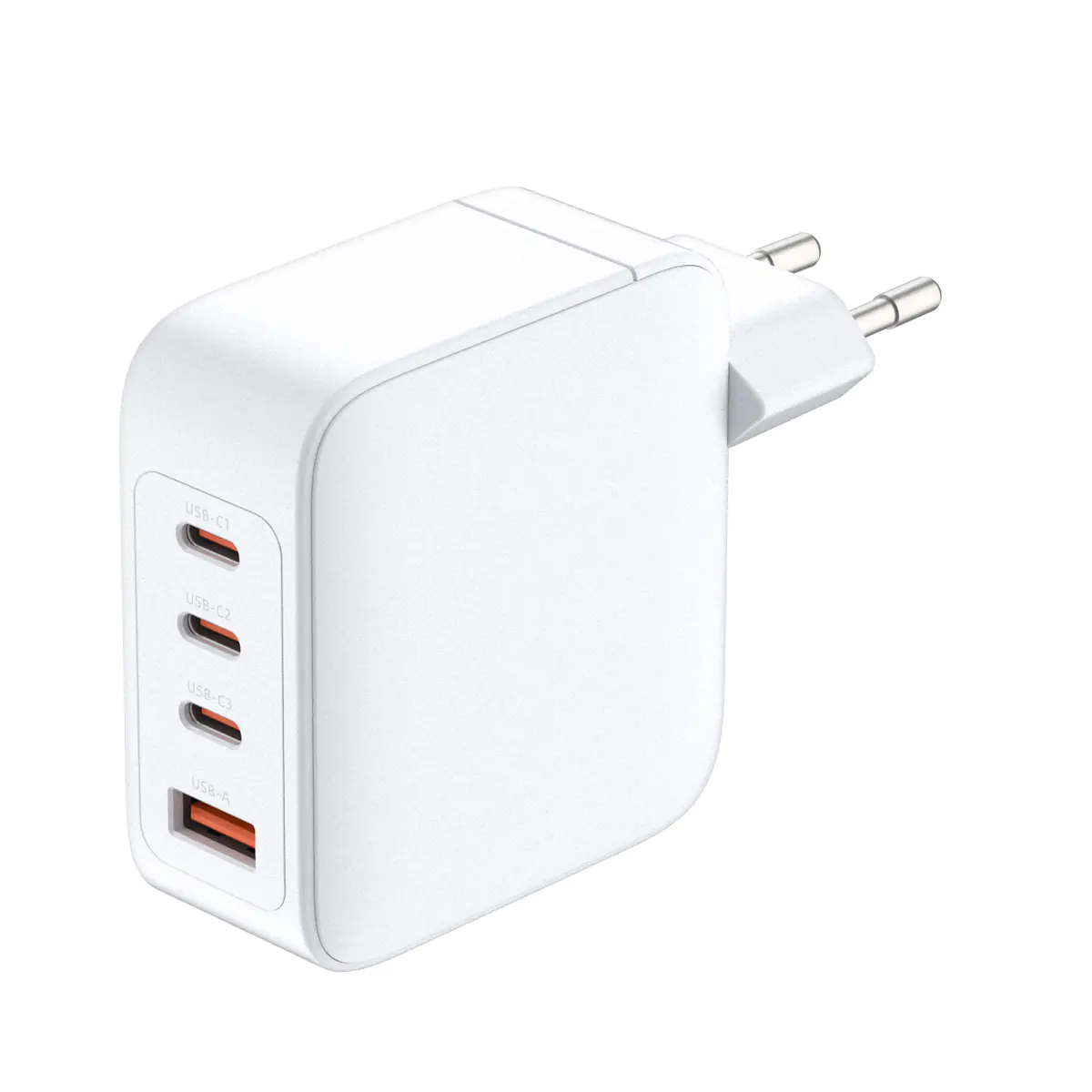 D-Link DCP-101 - Netzteil - GaN - 100 Watt - 5 A - PD 3.0, QC 4.0 - 4 Ausgabeanschlussstellen (3 x