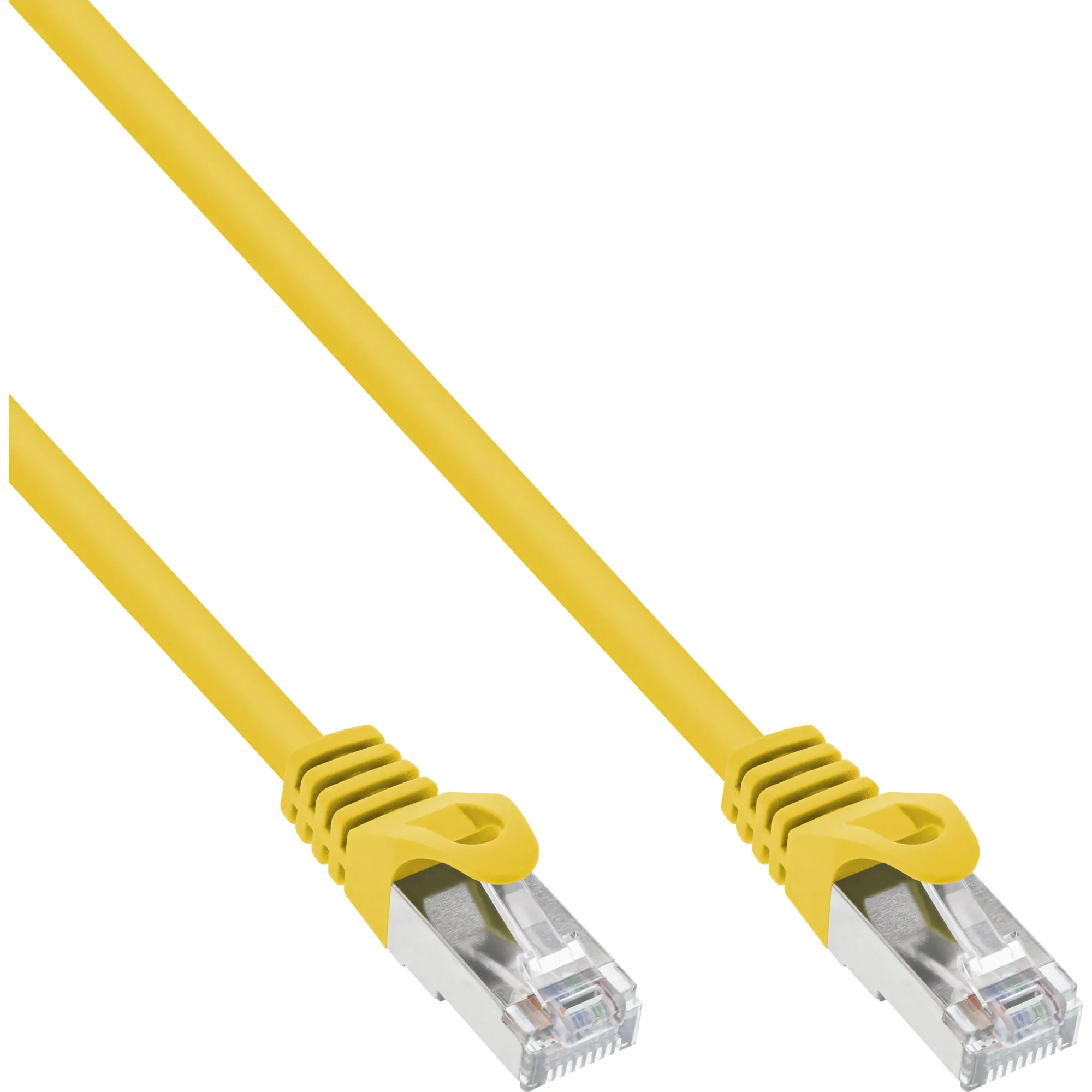 InLine - Patch-Kabel - RJ-45 (M) zu RJ-45 (M) - 50 m - SFTP - CAT 5e - geformt - Gelb