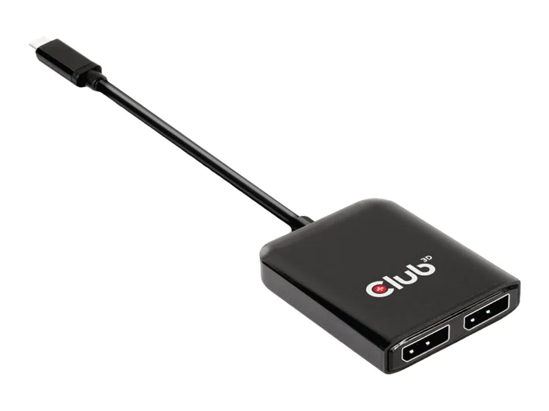 Club 3D - Videoadapter - 24 pin USB-C männlich zu DisplayPort weiblich - 20 cm - Support von 4K 60 Hz