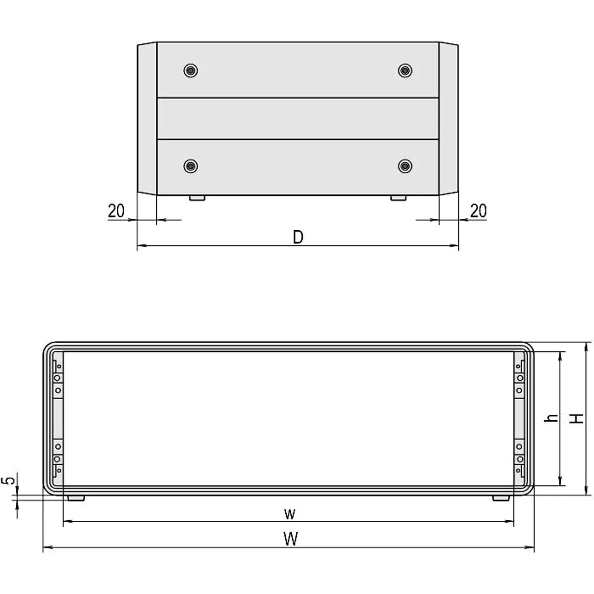 Schroff COMPAC PRO CASE 3U 84HP 511D - Rack-Zubehör