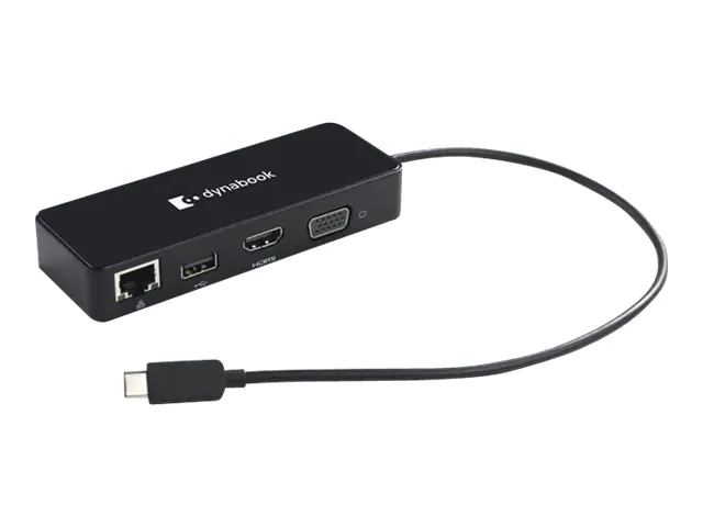Dynabook Dynadock - Dockingstation - USB-C - VGA, HDMI, GigE - PS0001UA1PRP