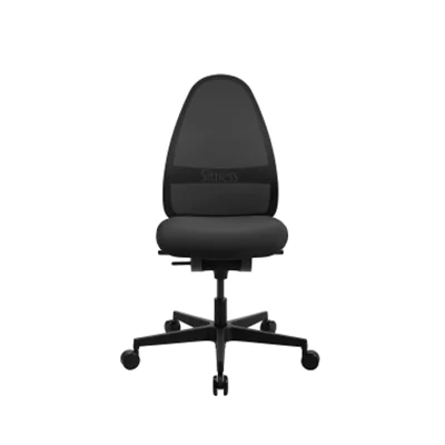 TOPSTAR Bürodrehstuhl SITNESS ART 43-52cm Synchronmechanik Rolle hart gebremst (für Teppichboden) Kunststoff schwarz