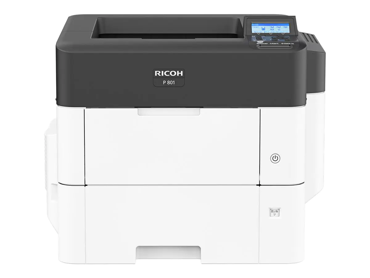 Ricoh 801 - Drucker - s/w - Duplex - Laser - A4/Letter - 1200 x 1200 dpi - bis zu 62 Seiten/Min. - Kapazität: 600 Blätter - USB 2.0, Gigabit LAN