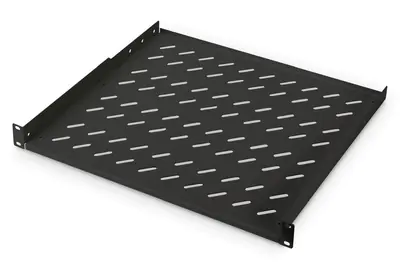 DIGITUS Fachboden zum Festeinbau in 483 mm (19")-Schränke DN-19 TRAY-1-400-SW