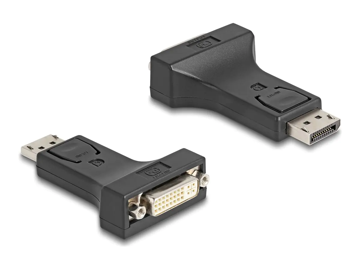 Delock Adapter DisplayPort 1.1 Stecker zu DVI Buchse Passiv - Adapter