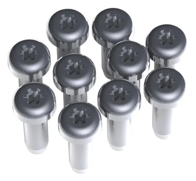 Bachmann Torx T6 - Schrauben-Kit - Schwarz (Packung mit 10)