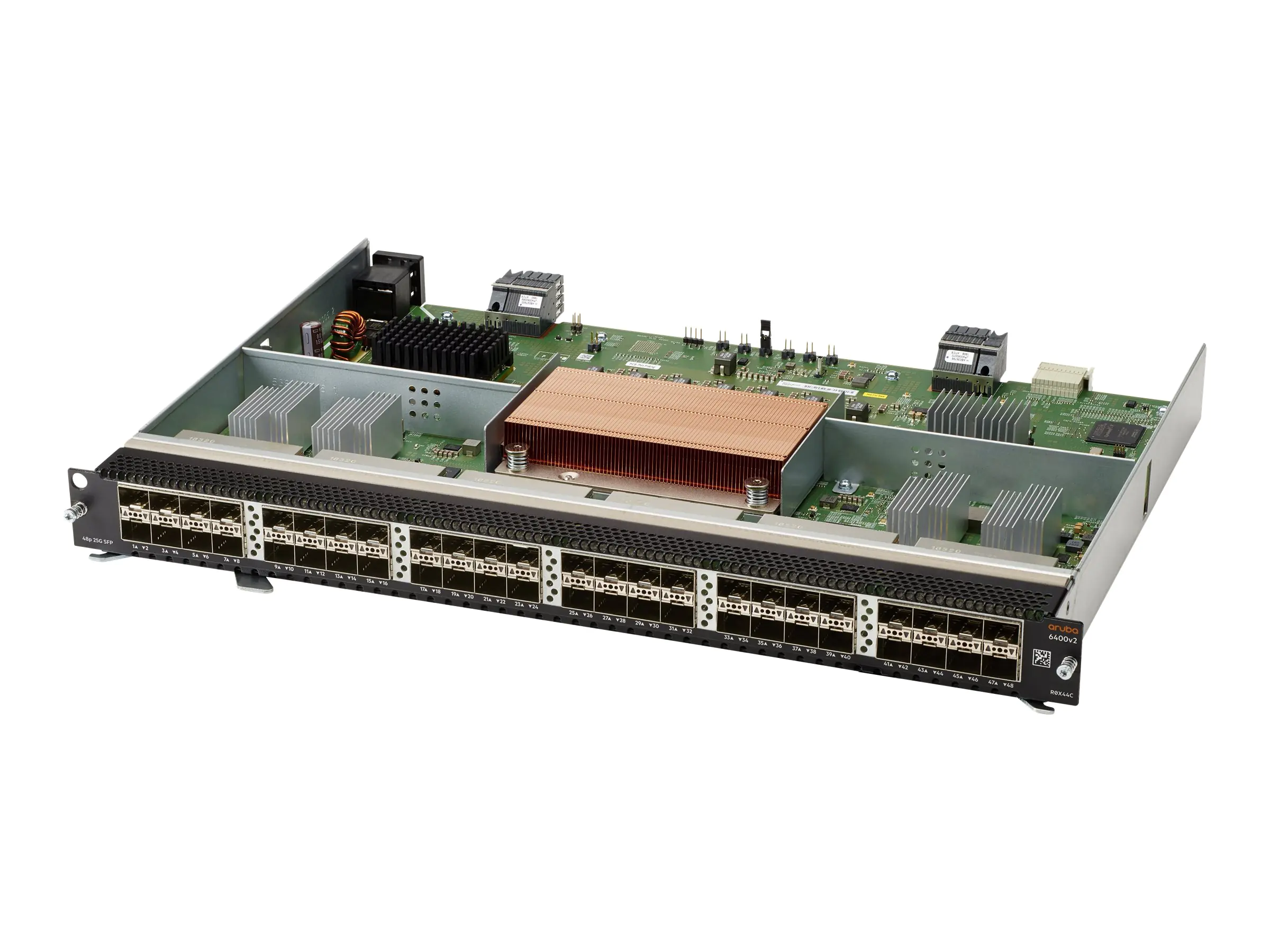 HPE Aruba 6400 v2 Extended Tables Module - Erweiterungsmodul - Gigabit Ethernet / 10Gb Ethernet / 25Gb Ethernet SFP28 x 48 - für P/N: JL741A, R0X26AR, R0X27C, R0X30A, R0X38C, R0X39C, R0X40C, R0X41C, R0X42C, R0X43C