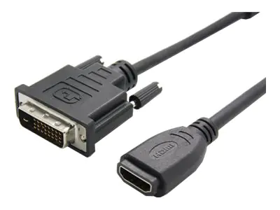 VALUE - Videoadapter - DVI-D männlich zu HDMI weiblich - 15 cm - Schwarz