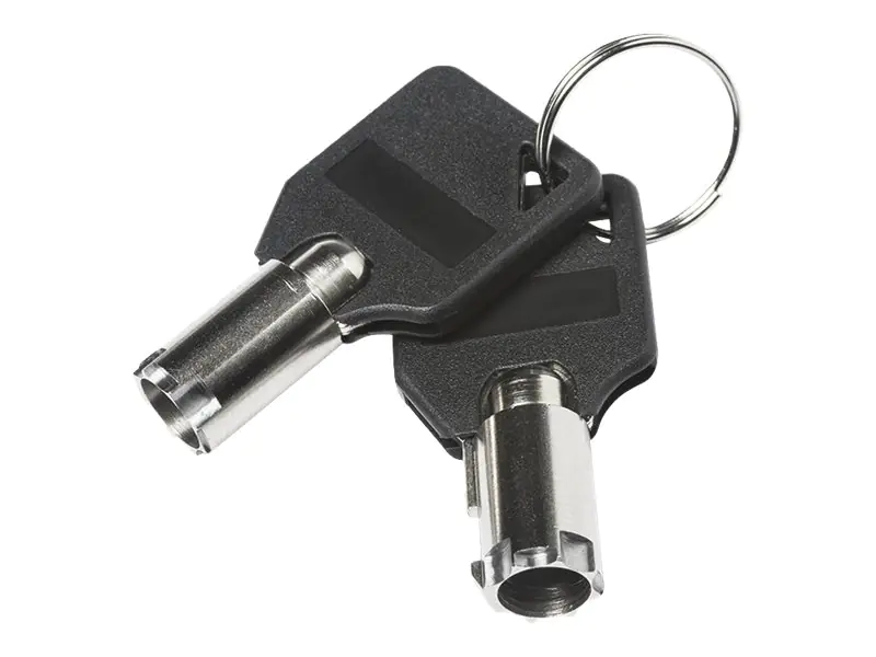 Dicota Masterkey - Hauptschlüssel für Kabelschloss - Schwarz, Silber (Packung mit 2)