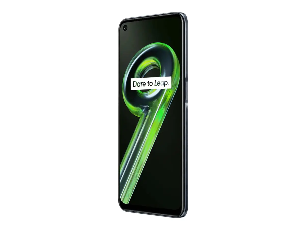 Realme 9 5G - 5G Smartphone - Dual-SIM - RAM 4 GB / Interner Speicher 128 GB - microSD slot - LCD-Anzeige - 6.6" - 2412 x 1080 Pixel (120 Hz) - Triple-Kamera 50 MP, 2 MP, 2 MP - front camera 16 MP - Meteor Black