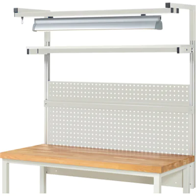 RAU Werkzeugwand 04 1.500 x 1.380 x 350 mm (B x H x T) Stahl, pulverbeschichtet lichtgrau