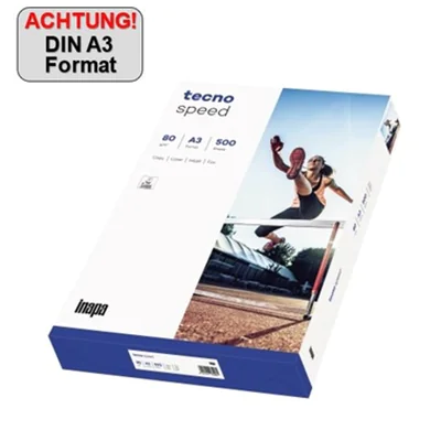 inapa tecno Kopierpapier Speed 88321498 A3 80g 500 Bl./Pack.