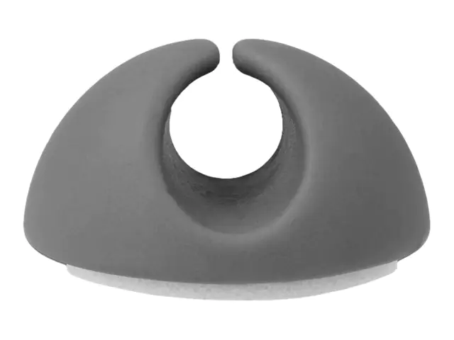 DeLOCK - Kabelhalter - Grau, weiß (Packung mit 6)