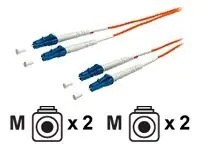 Equip Patch-Kabel - LC Multi-Mode (M) zu LC Multi-Mode (M) 254422